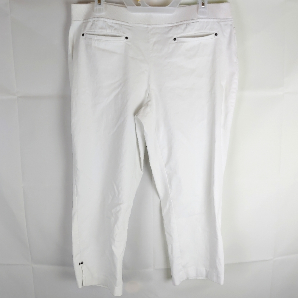 Style & Co. Cropped Pants Womens L Preppy Boho Going Out Casual Mnimialist